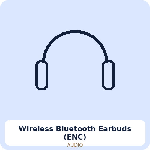 Wireless Bluetooth Earbuds (ENC)