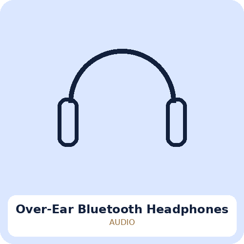 Over-Ear Bluetooth Headphones