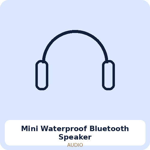 Mini Waterproof Bluetooth Speaker