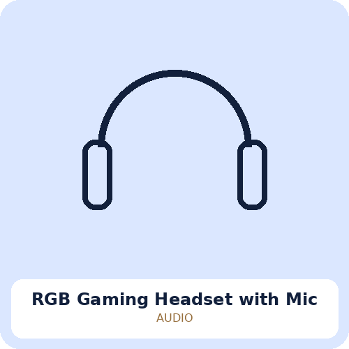RGB Gaming Headset with Mic