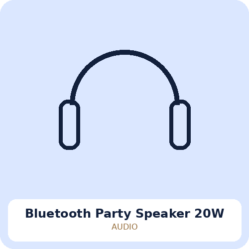 Bluetooth Party Speaker 20W