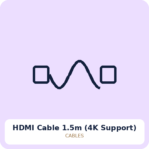 HDMI Cable 1.5m (4K Support)