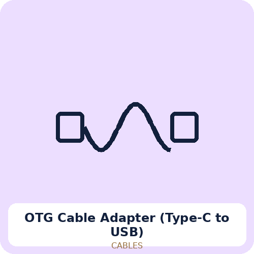 OTG Cable Adapter (Type-C to USB)