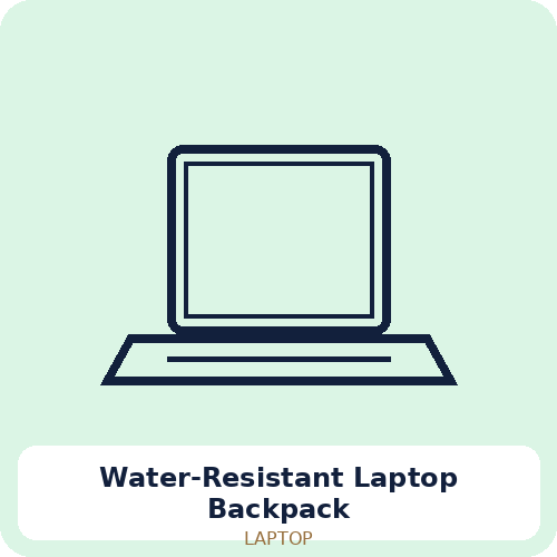 Water-Resistant Laptop Backpack