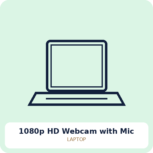 1080p HD Webcam with Mic