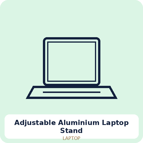 Adjustable Aluminium Laptop Stand