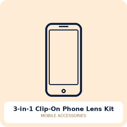 3-in-1 Clip-On Phone Lens Kit